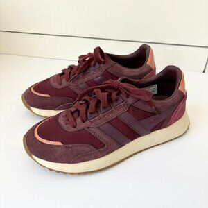 Gola burgandy monochromatic sneakers